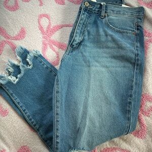 Women's Wide Leg Crop Jeans